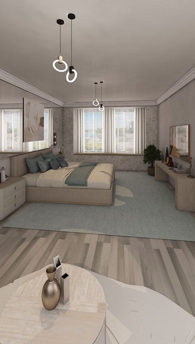 Contemporary bedroom