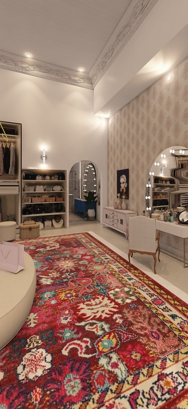 Eclectic closet