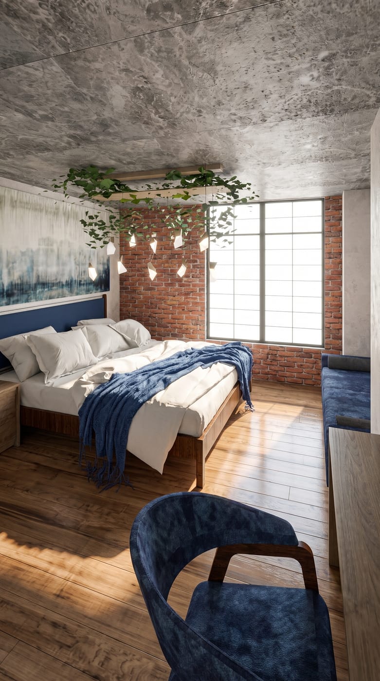 Mid-century bedroom