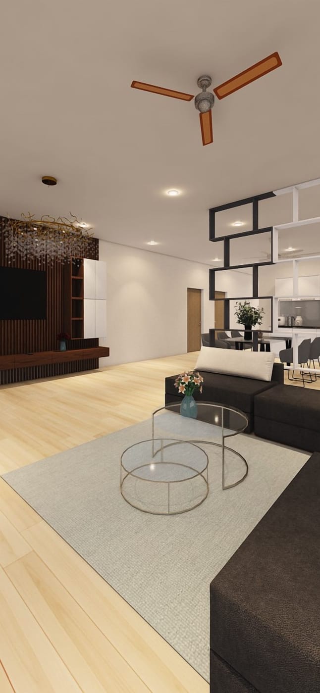 Mid-century living room