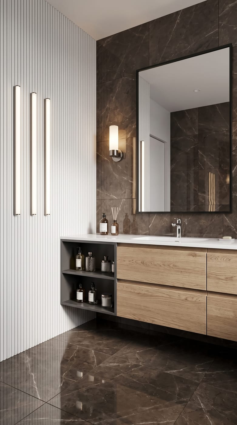 Mid-century bathroom