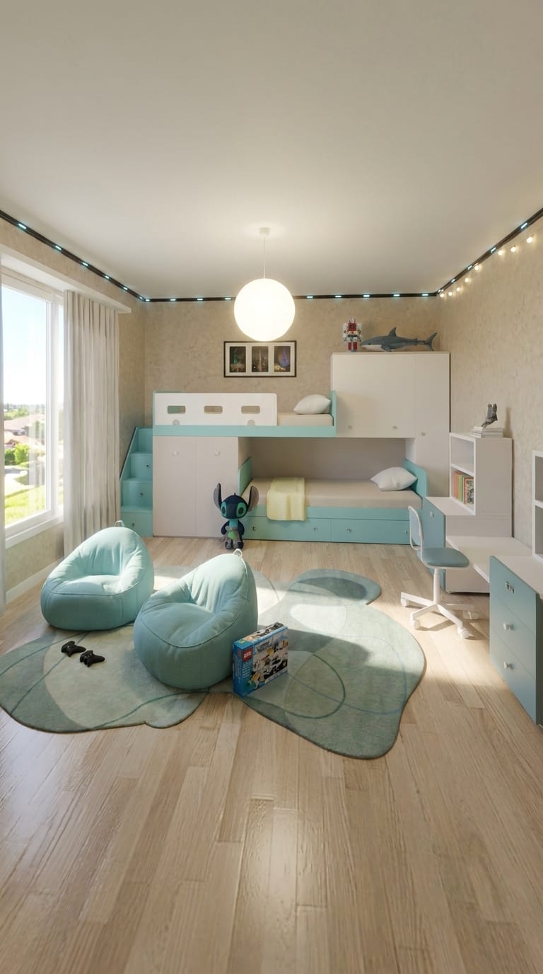 Scandinavian kids room