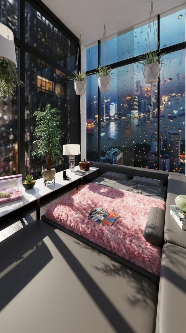 Mid-century living room