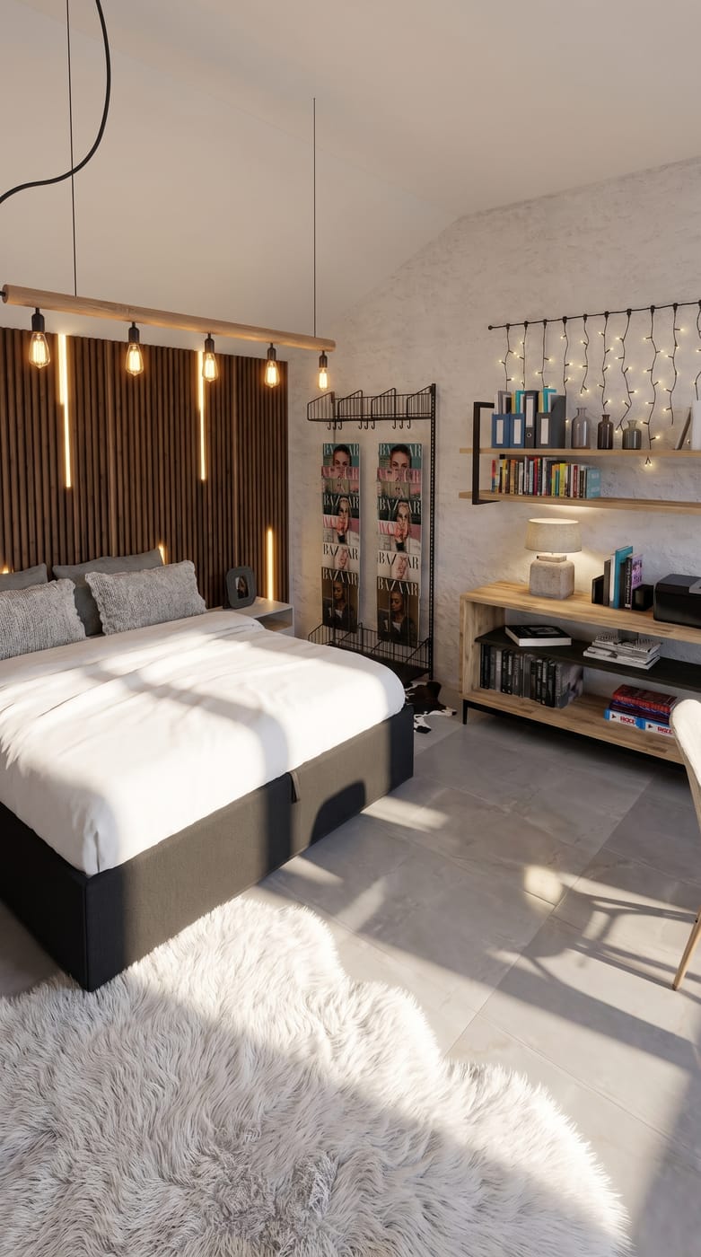 Mid-century bedroom