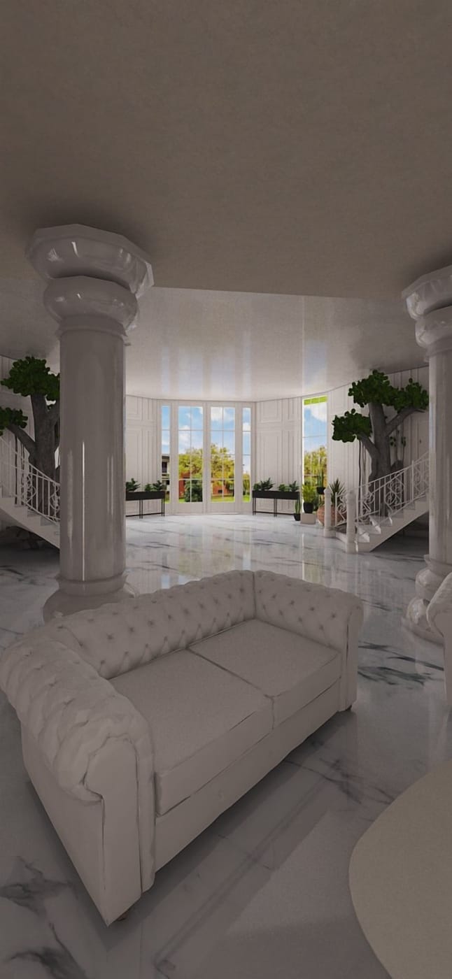 Neoclassical hall