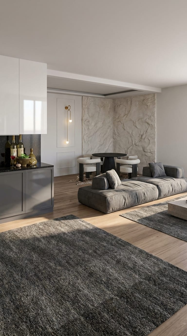 Mid-century living room