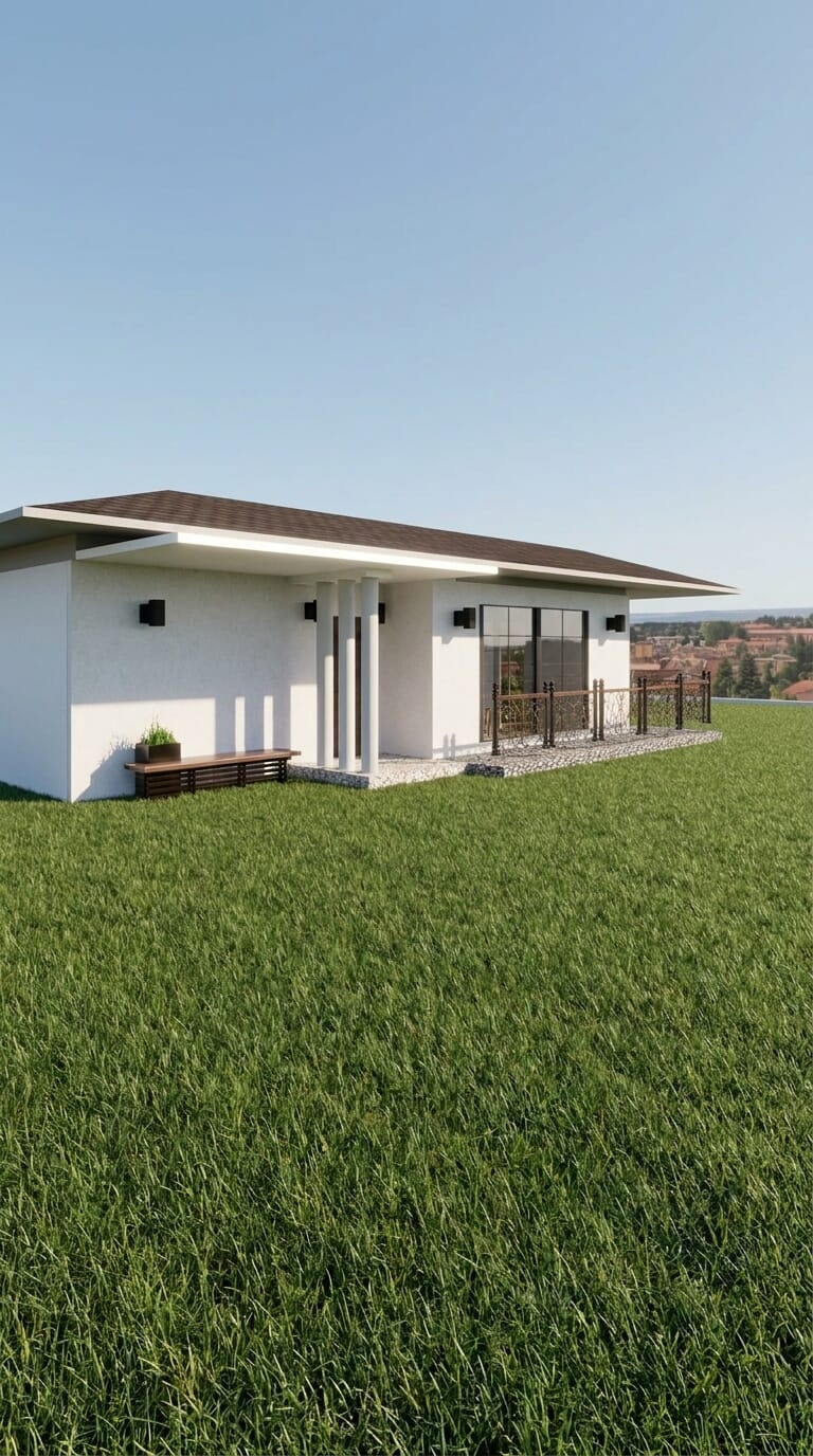 Contemporary outdoor space