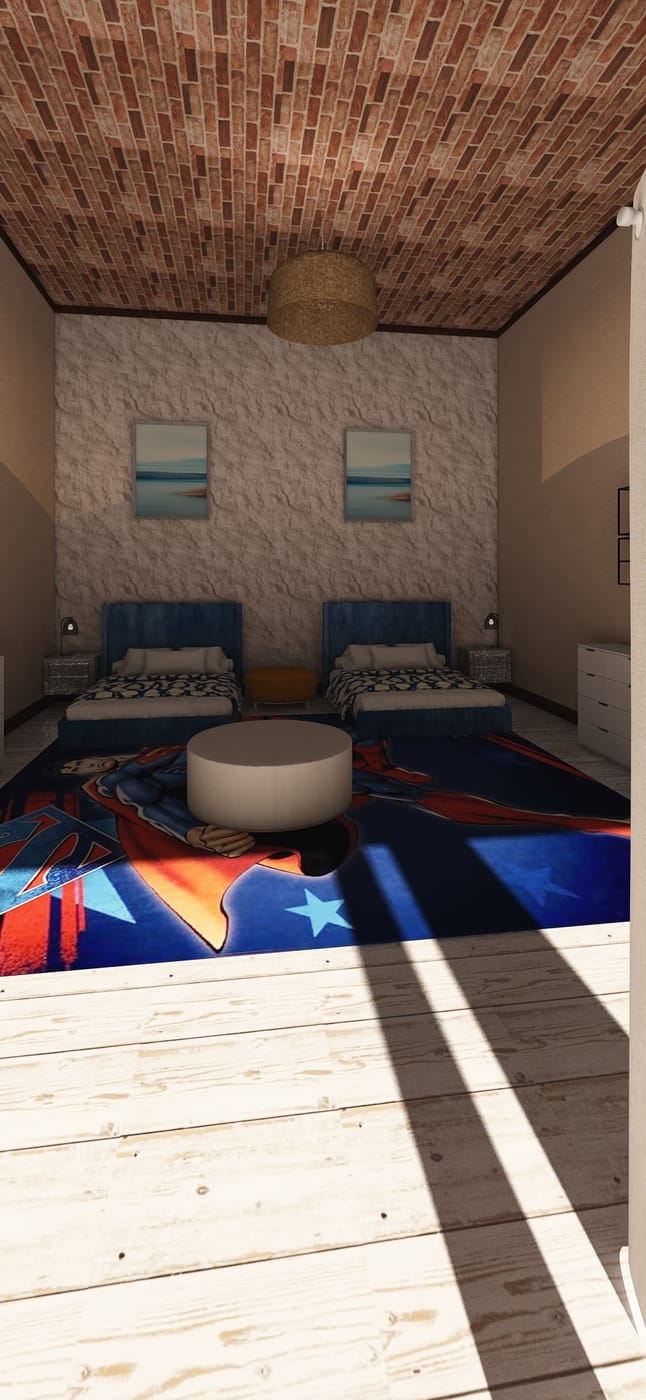 Industrial bedroom