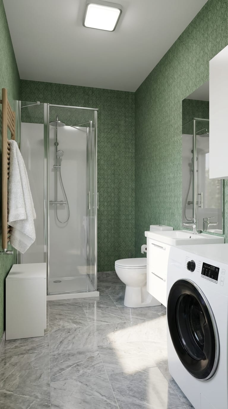 Mid-century bathroom