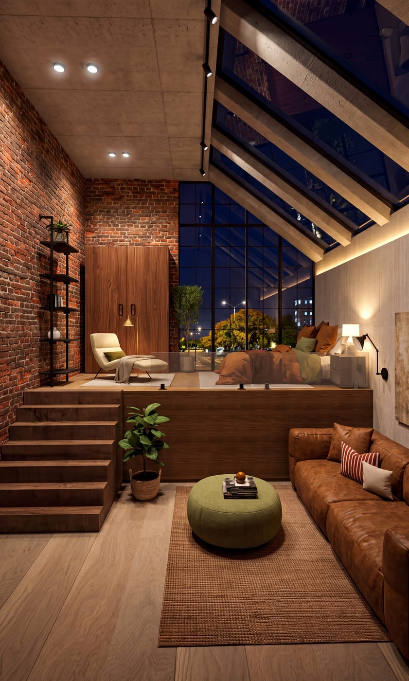 Industrial living room