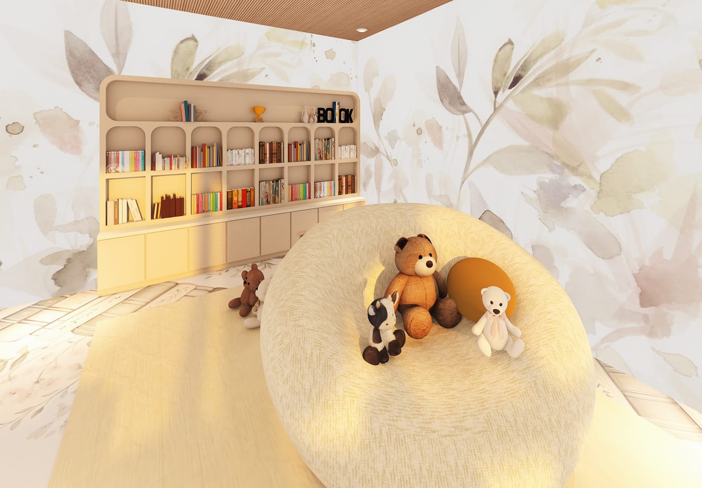 Mid-century kids room