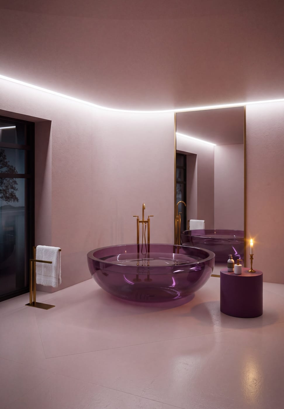 Mid-century bathroom