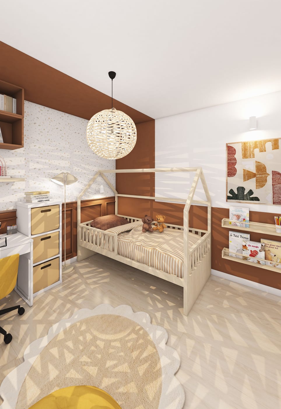 Scandinavian kids room