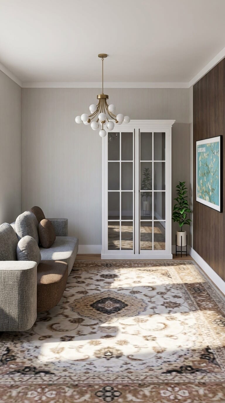 Mid-century living room