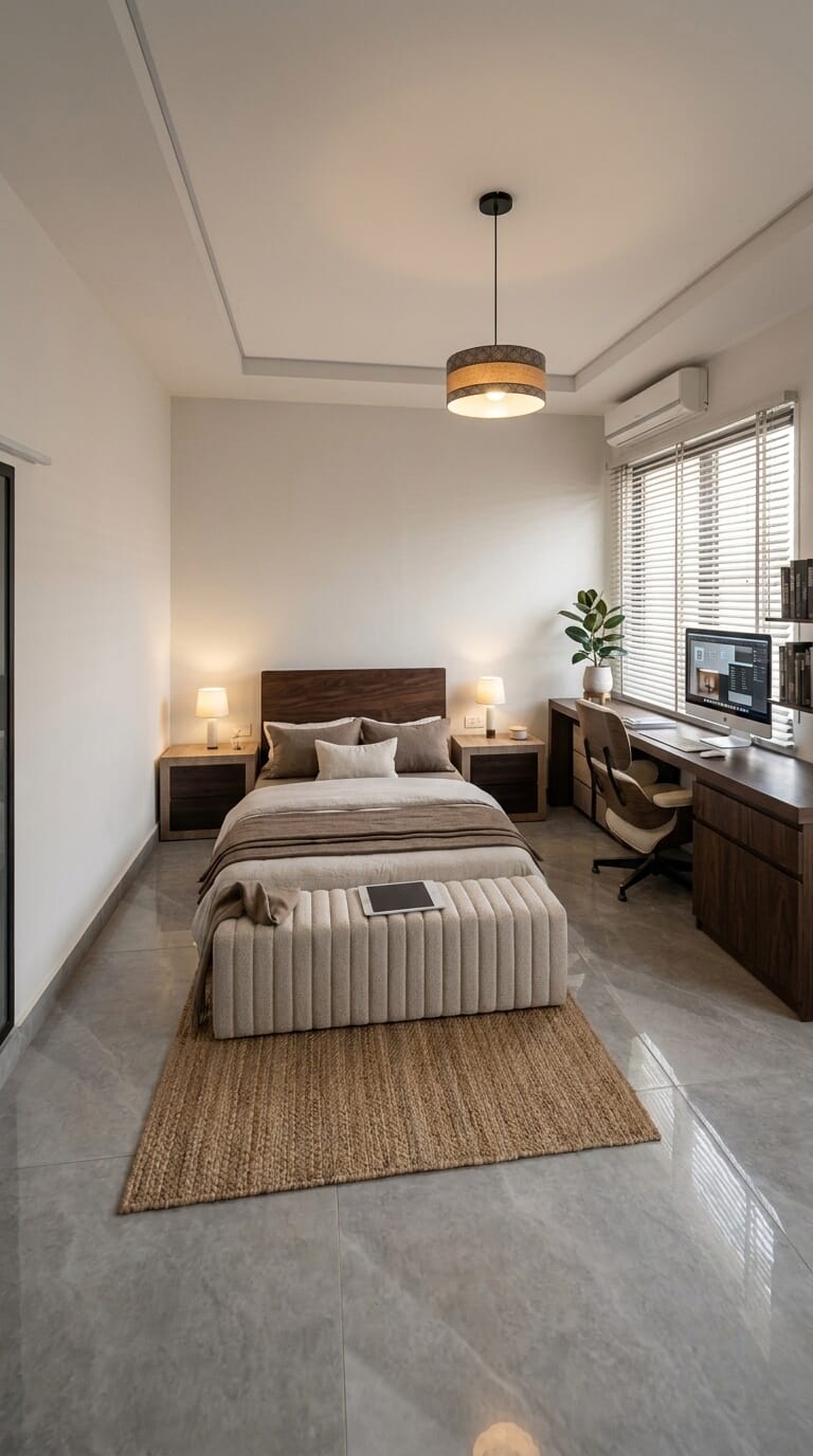 Mid-century bedroom