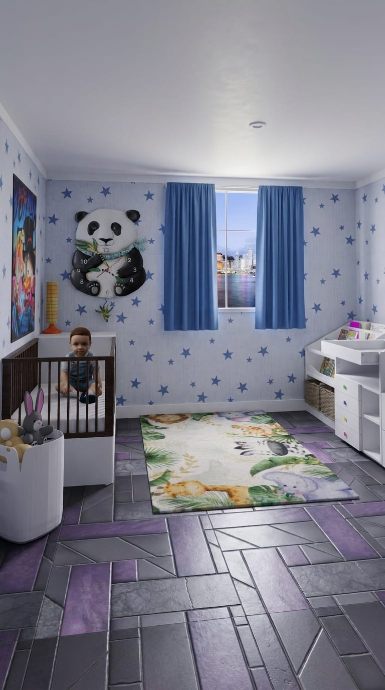 Traditional kids room