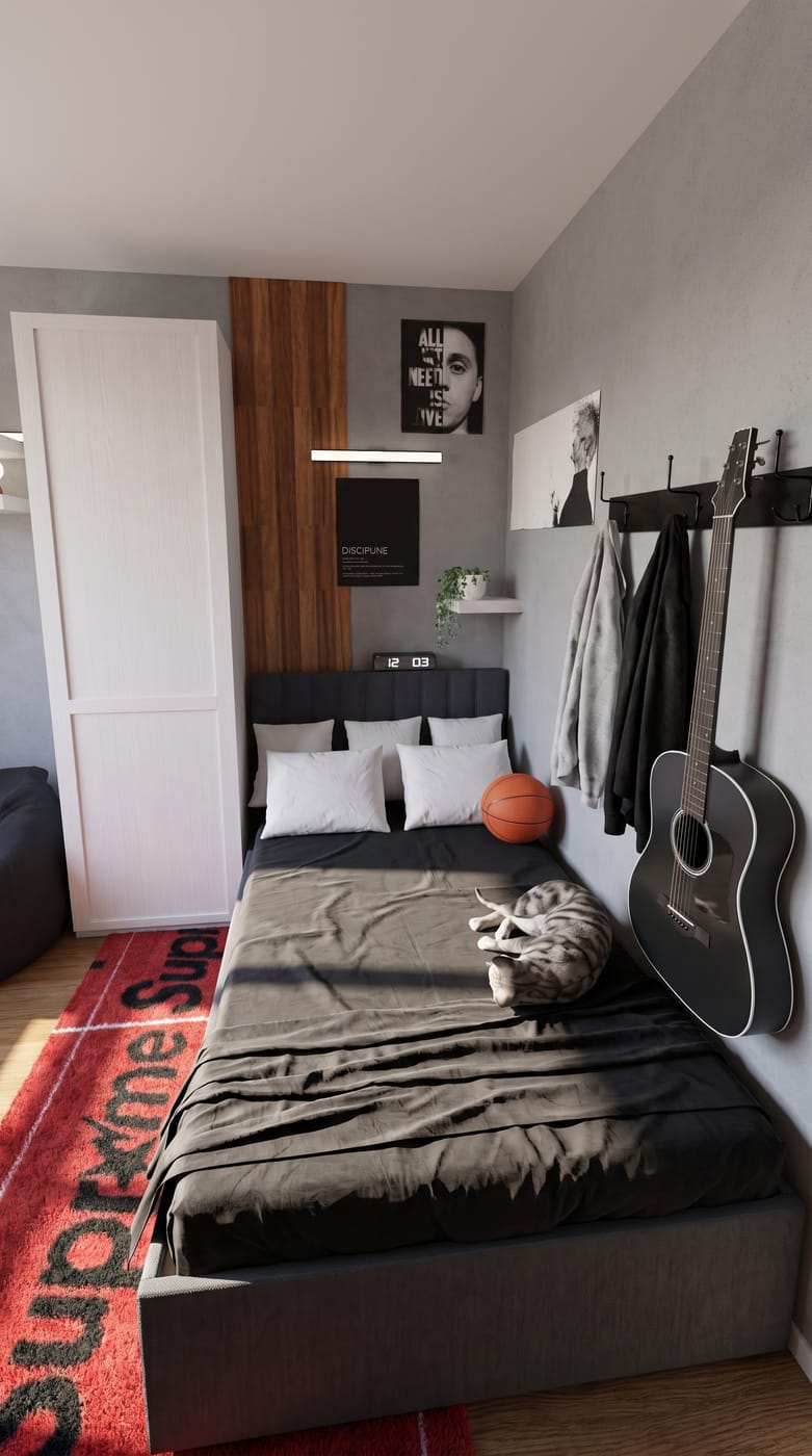 Mid-century bedroom