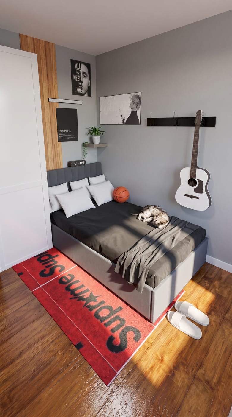 Mid-century bedroom