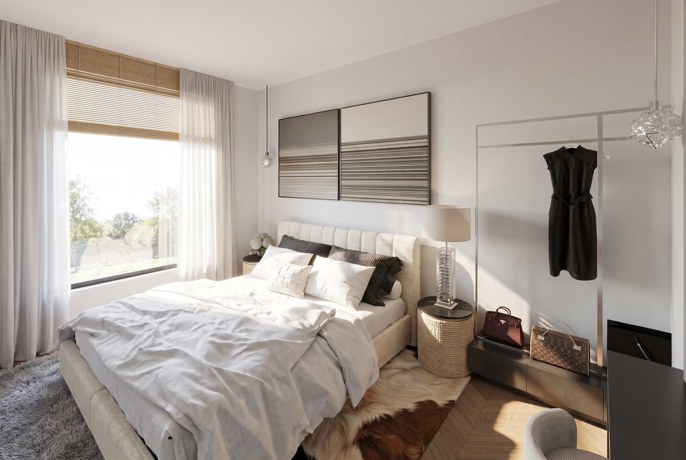 Mid-century bedroom