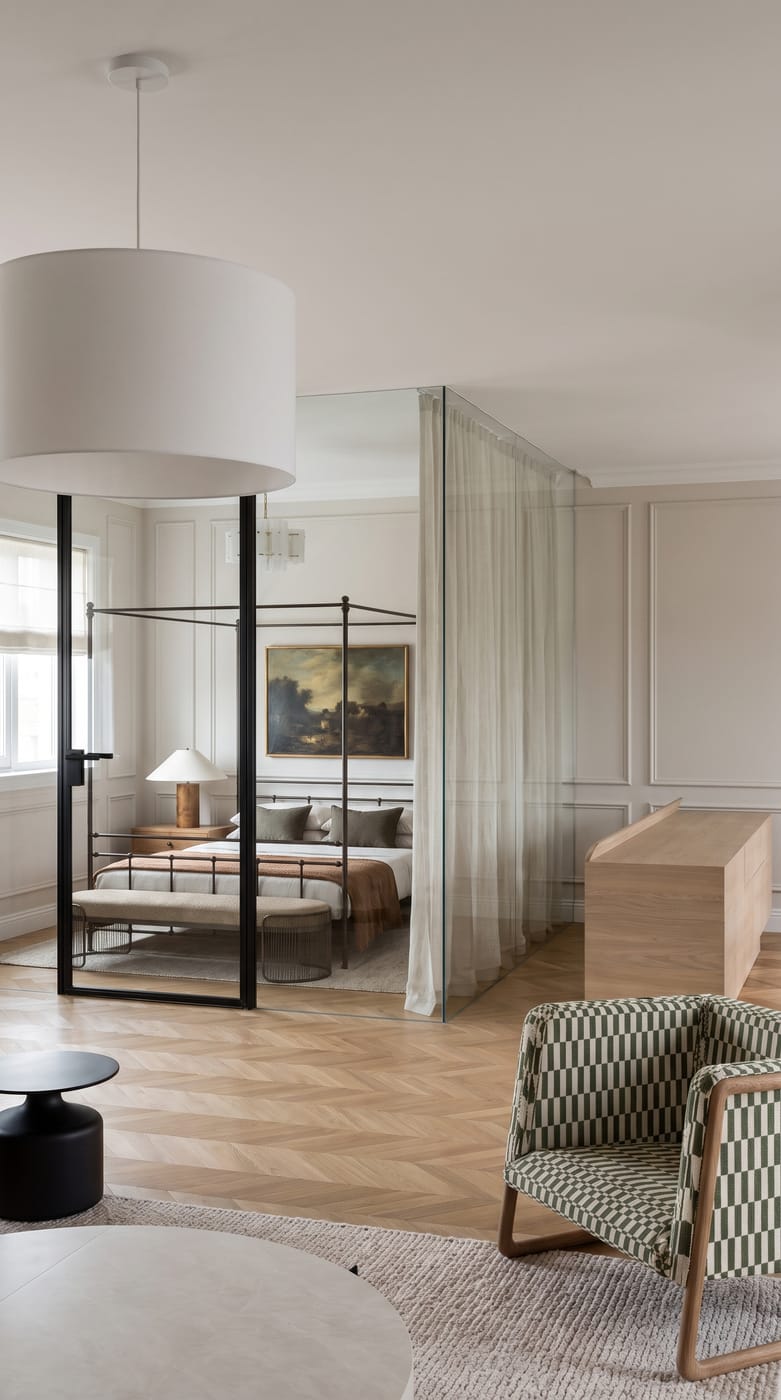 Mid-century bedroom