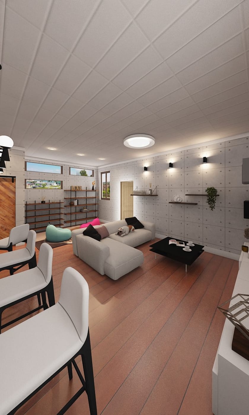Contemporary living room