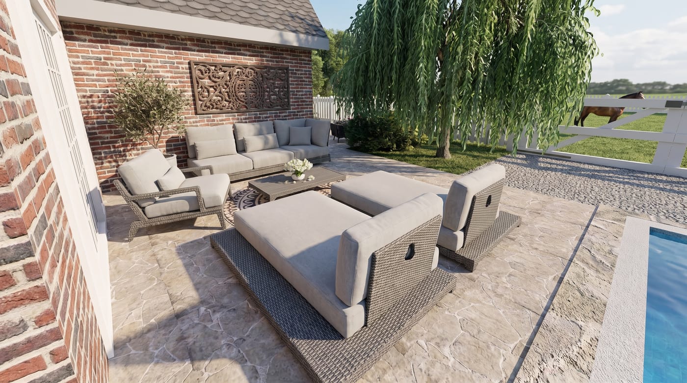 Landscape Rustic outdoor space