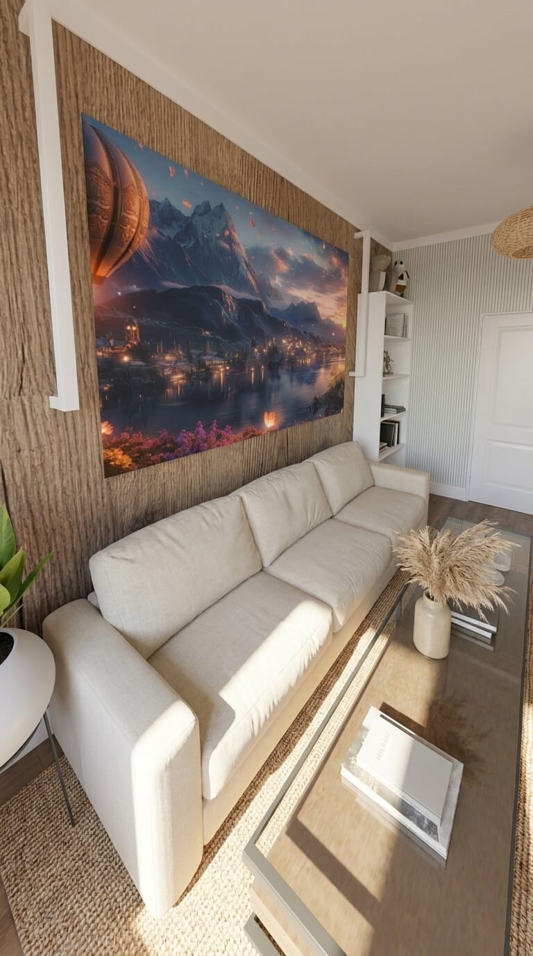 Mid-century living room