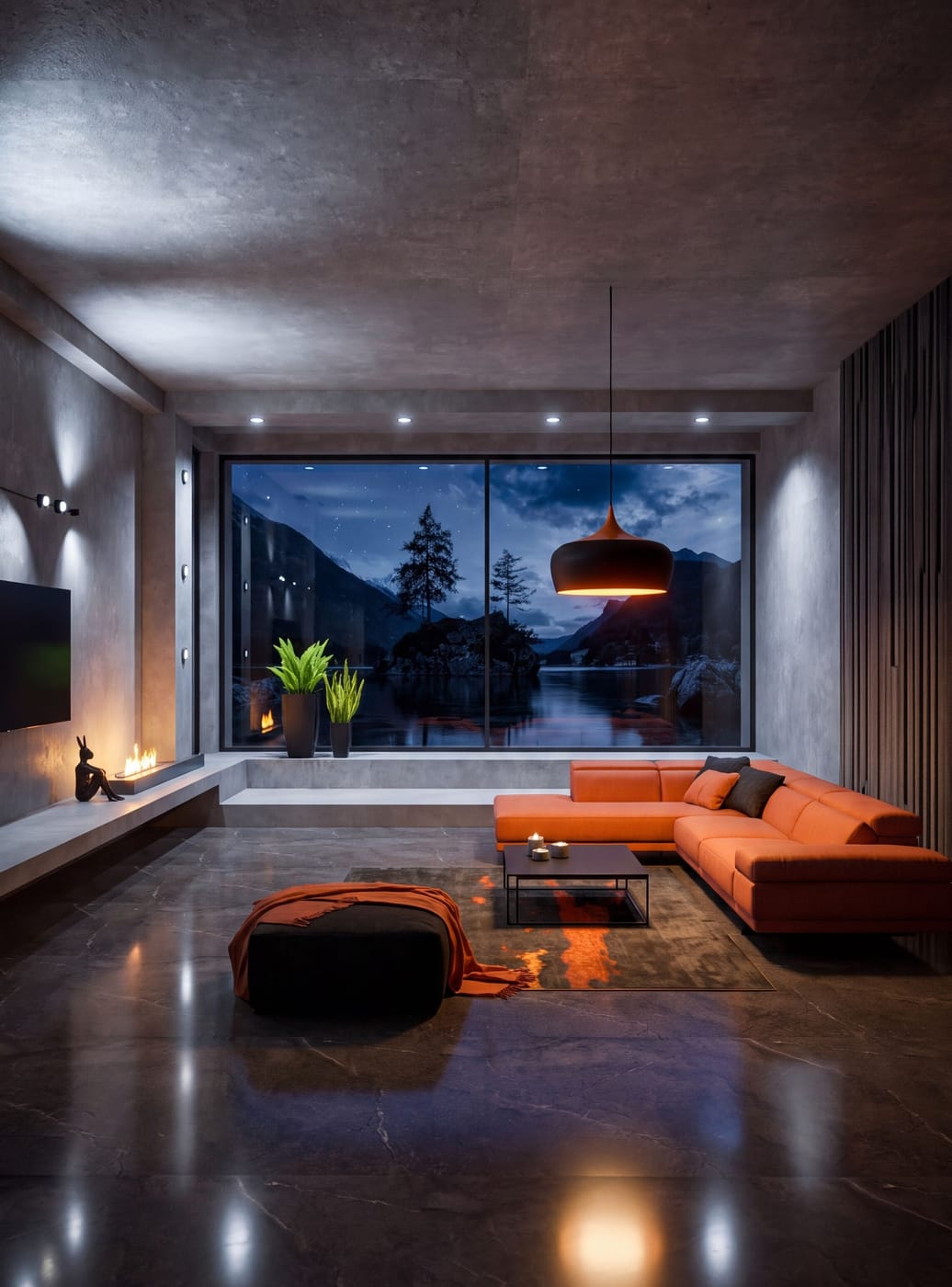Contemporary living room