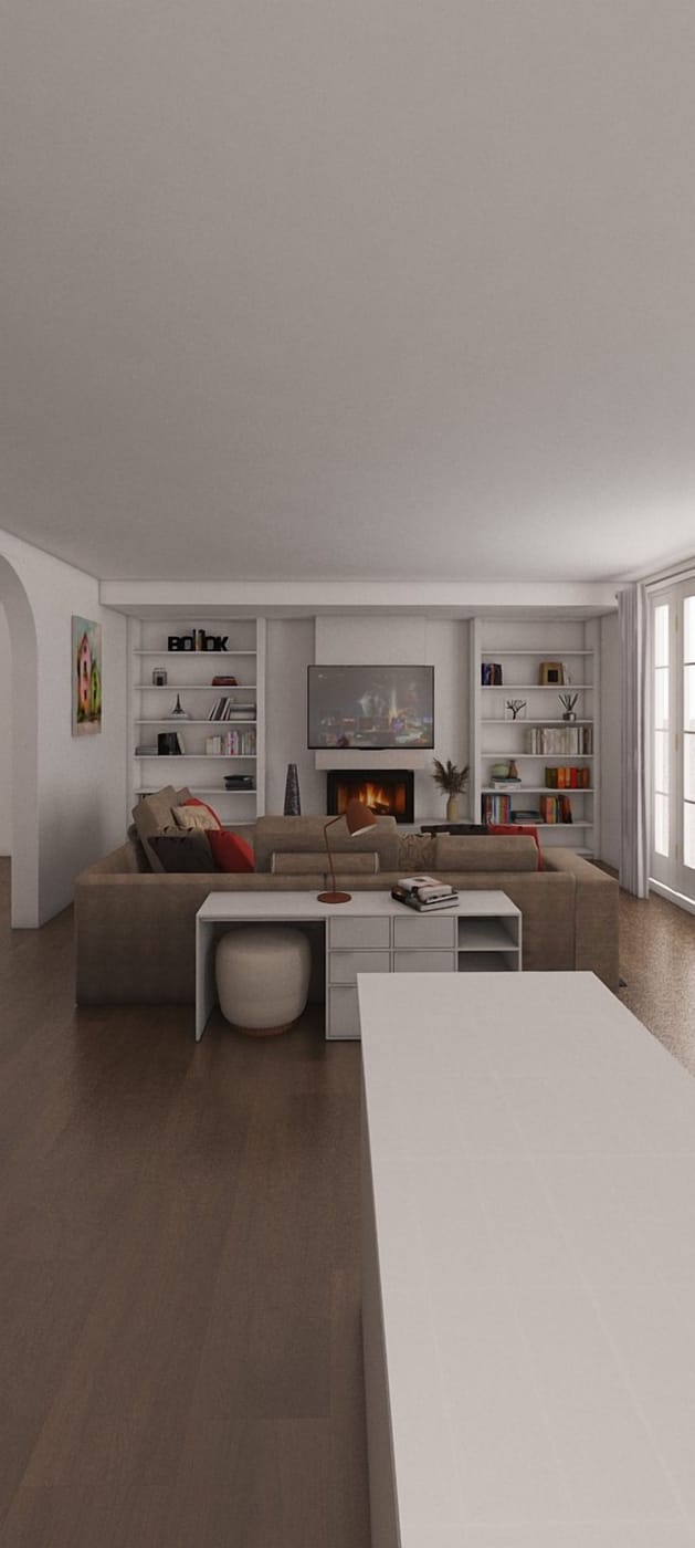 Traditional floor plan