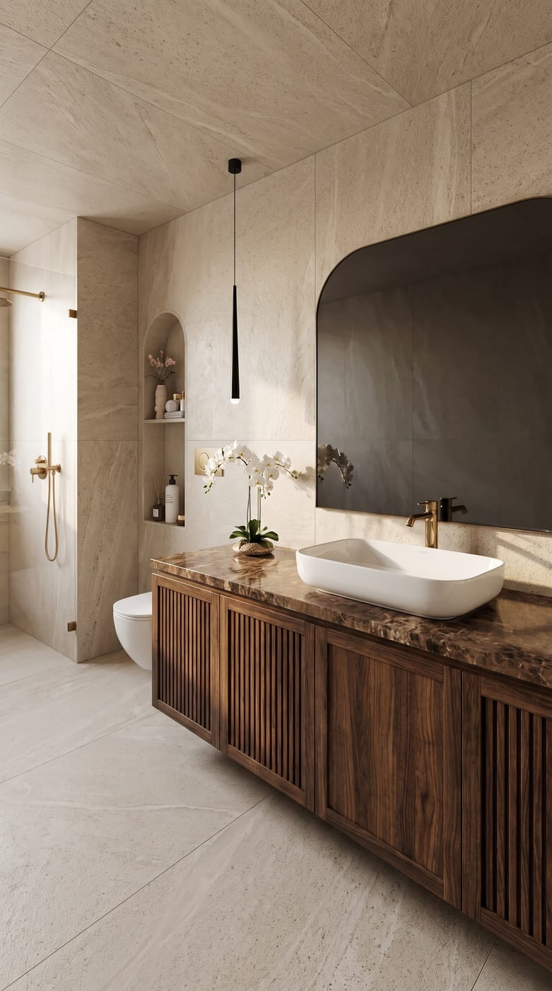 Mid-century bathroom