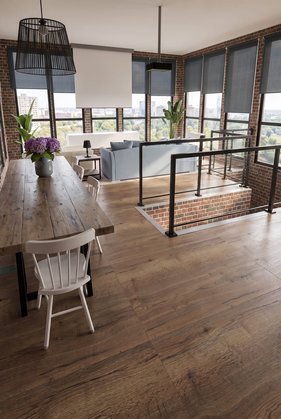 Industrial living room