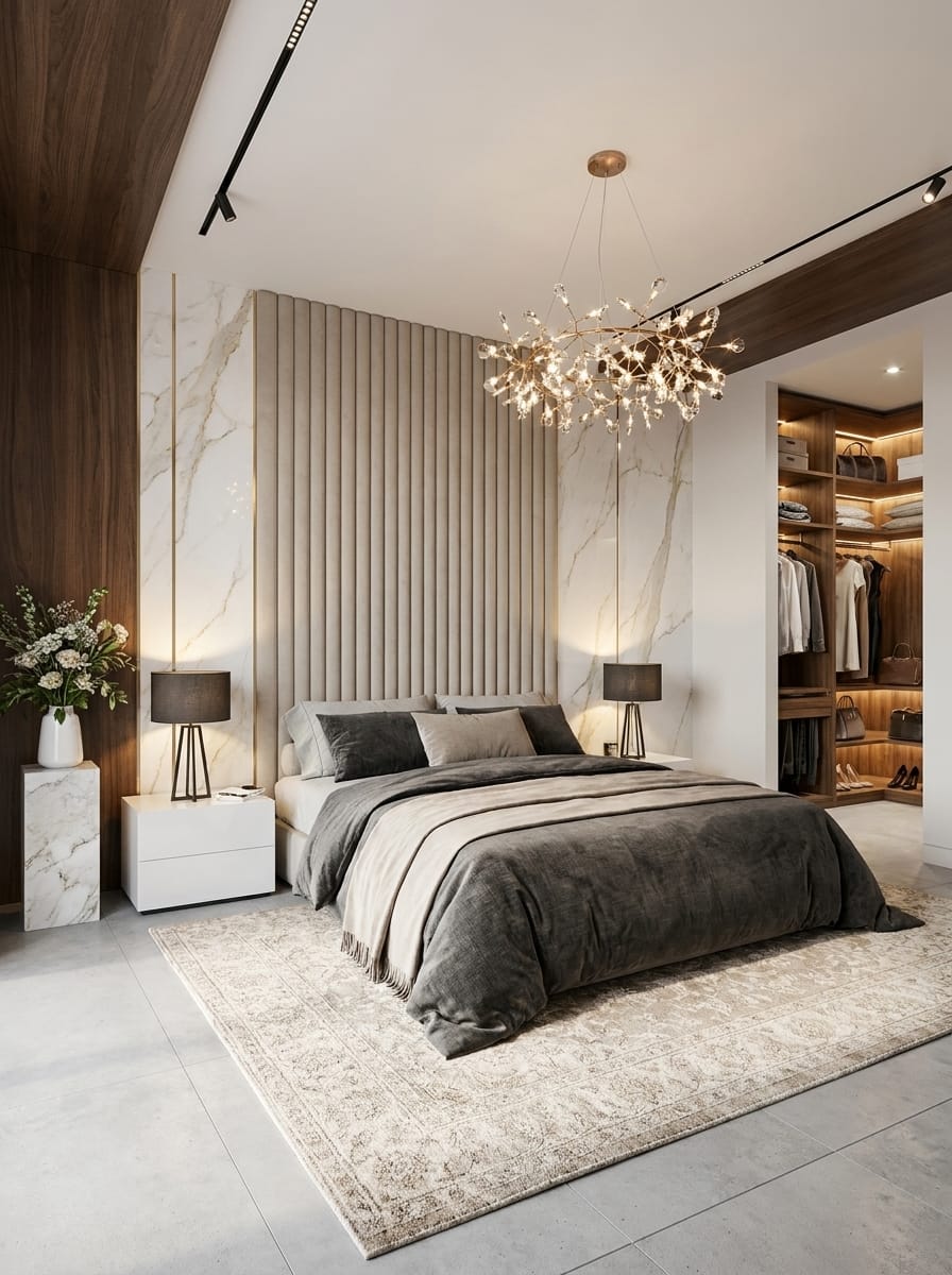 Mid-century bedroom