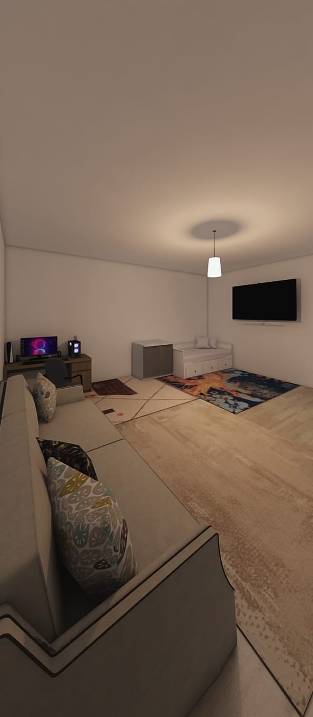 Contemporary living room