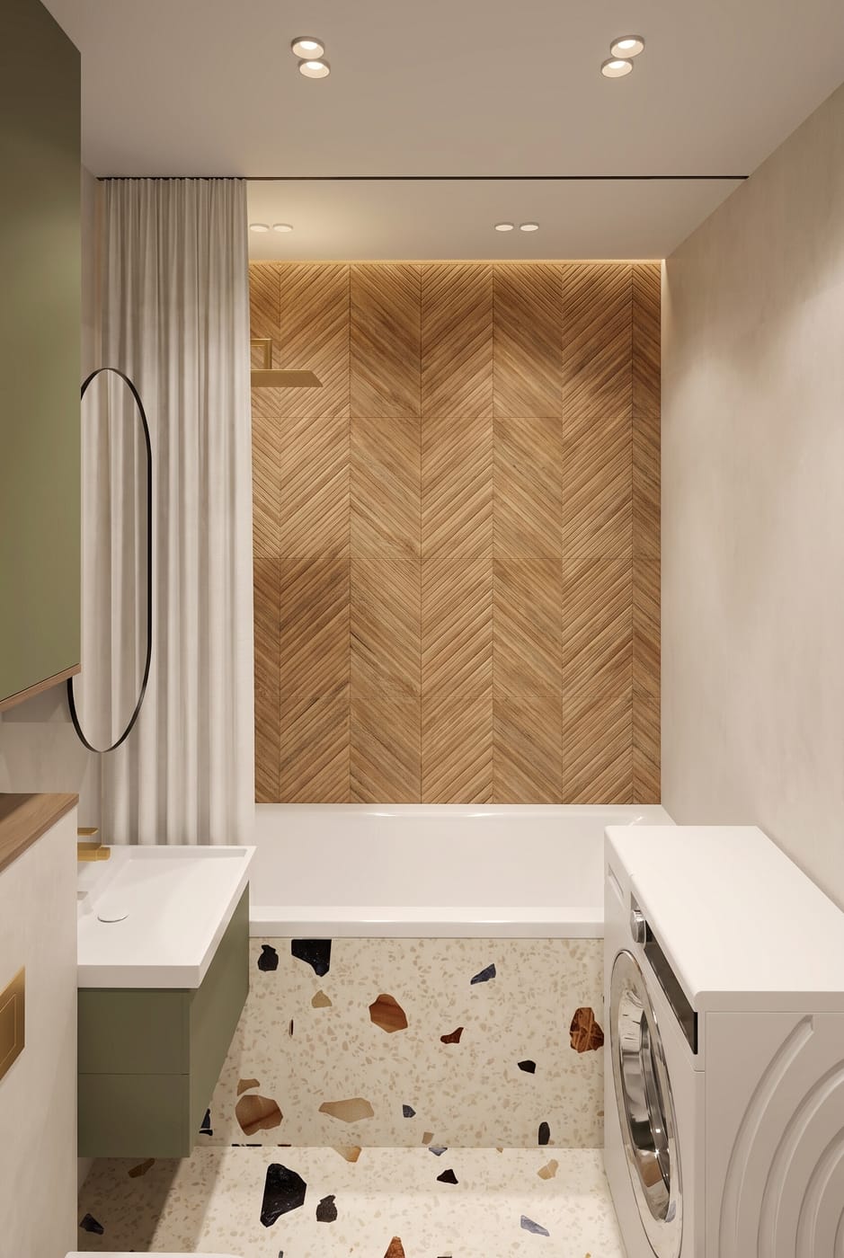 Mid-century bathroom