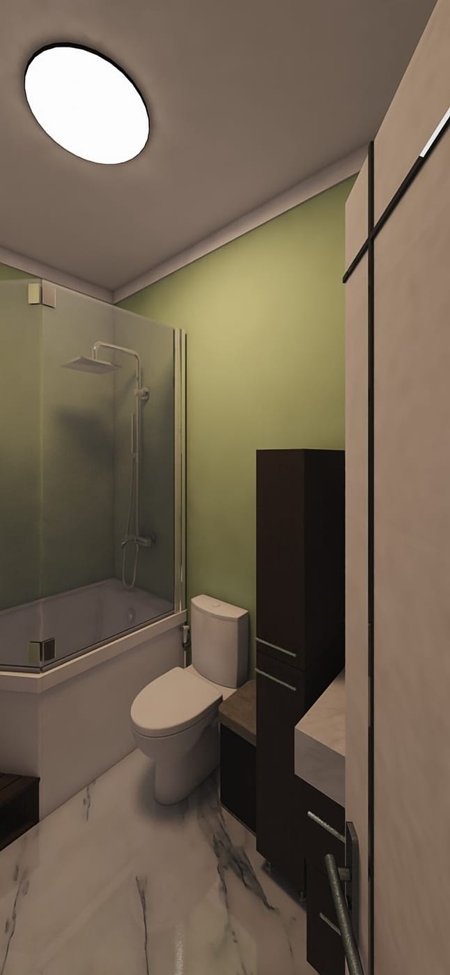 Mid-century bathroom