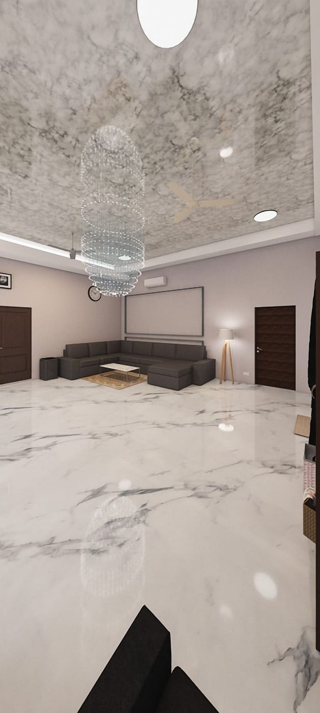 Mid-century living room