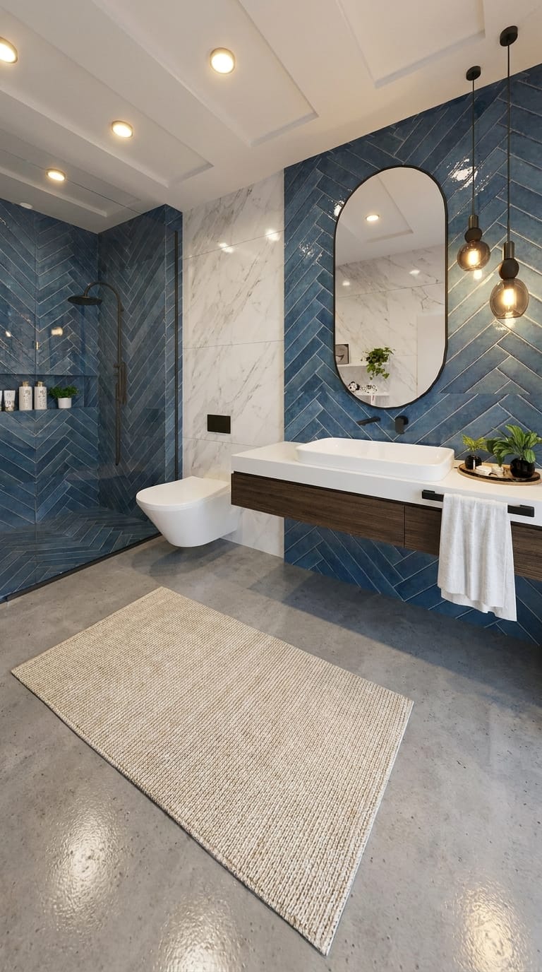 Contemporary bathroom