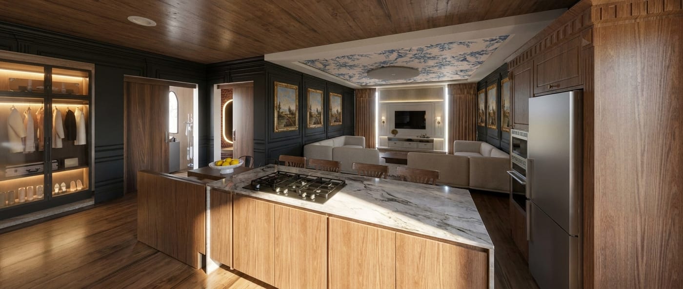 Traditional living room