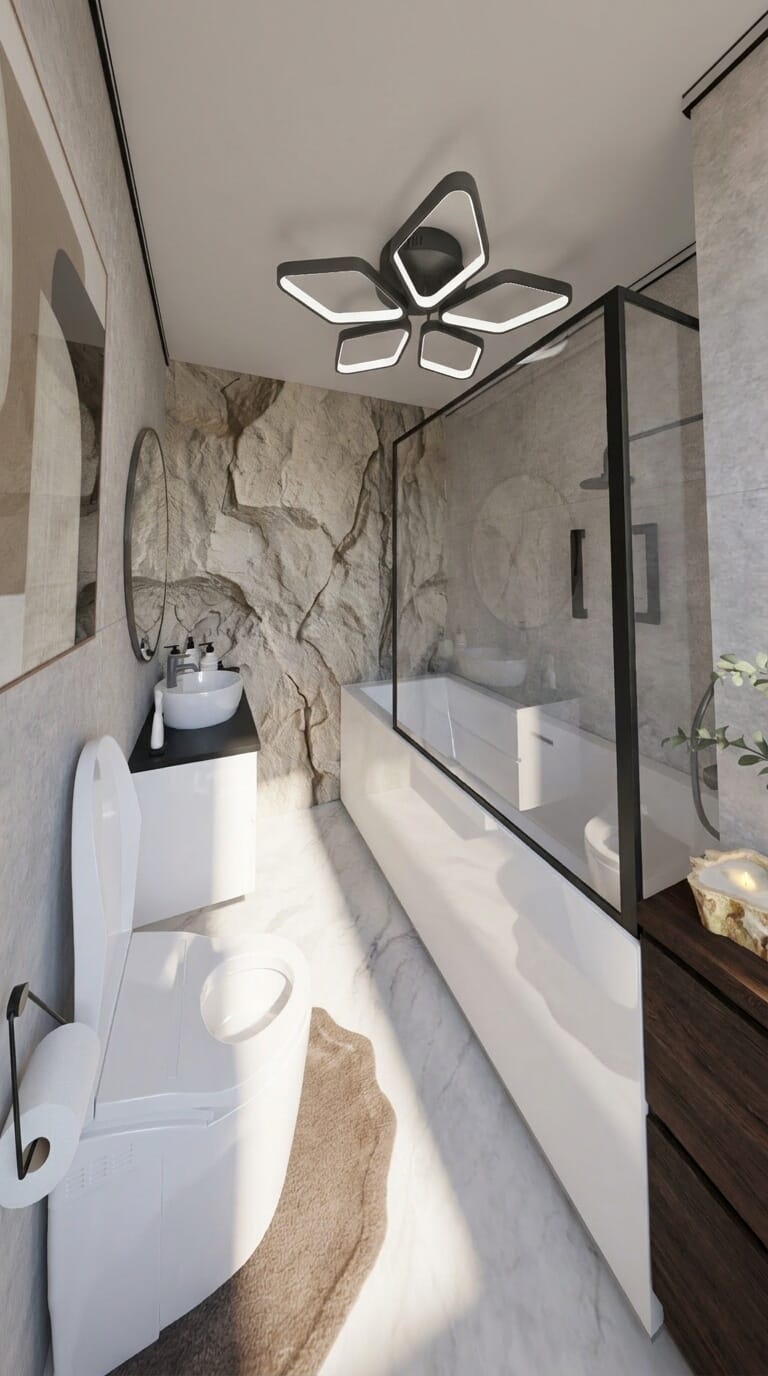 Mid-century bathroom