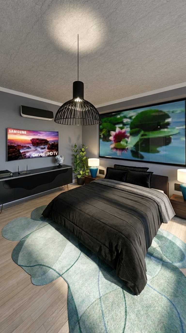 Contemporary bedroom