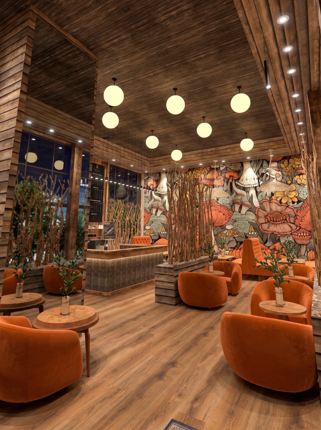Eclectic cafe