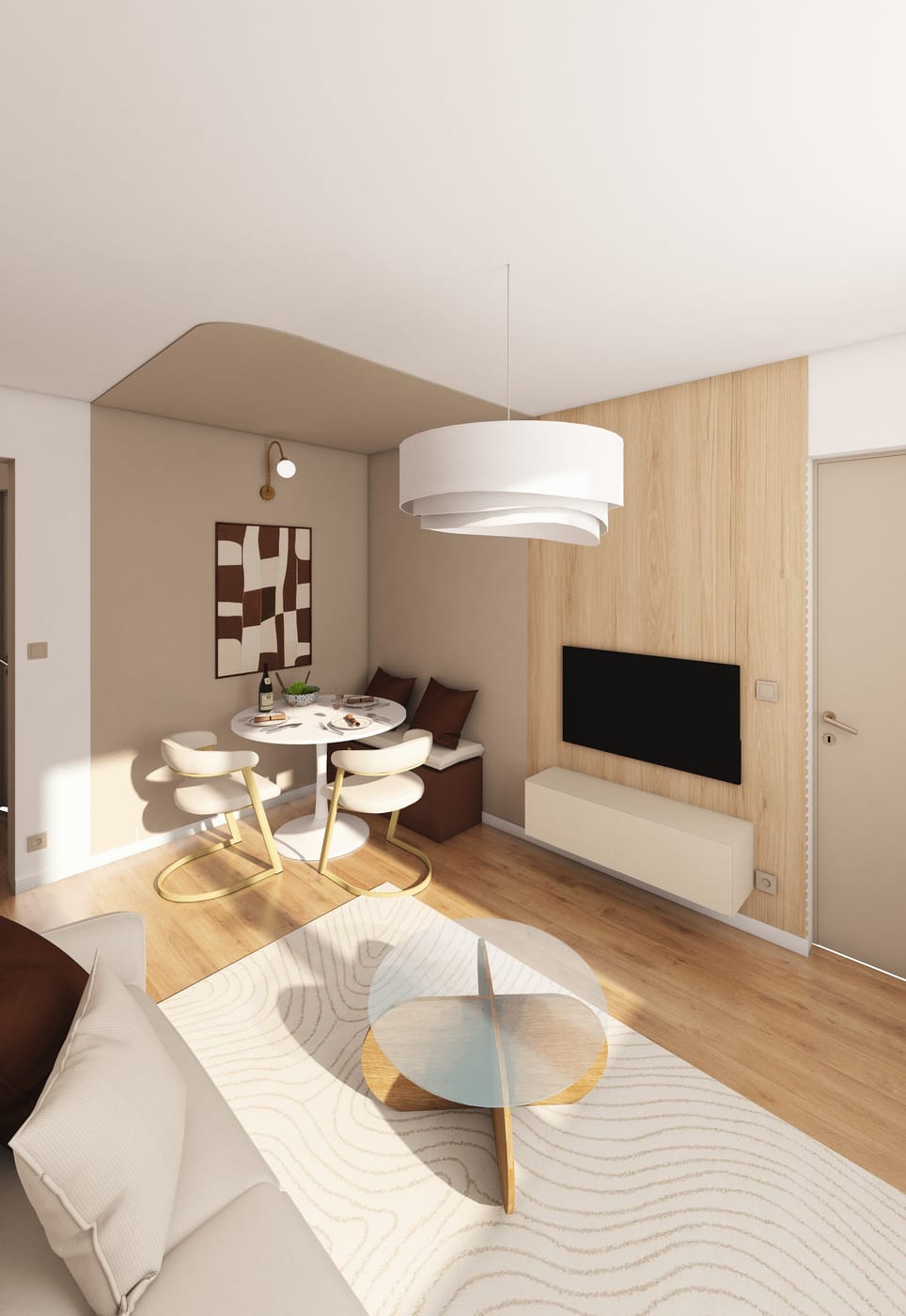 Mid-century living room