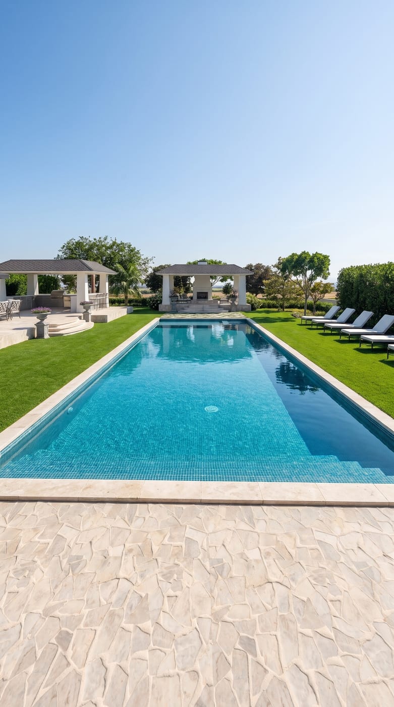 Modern outdoor space