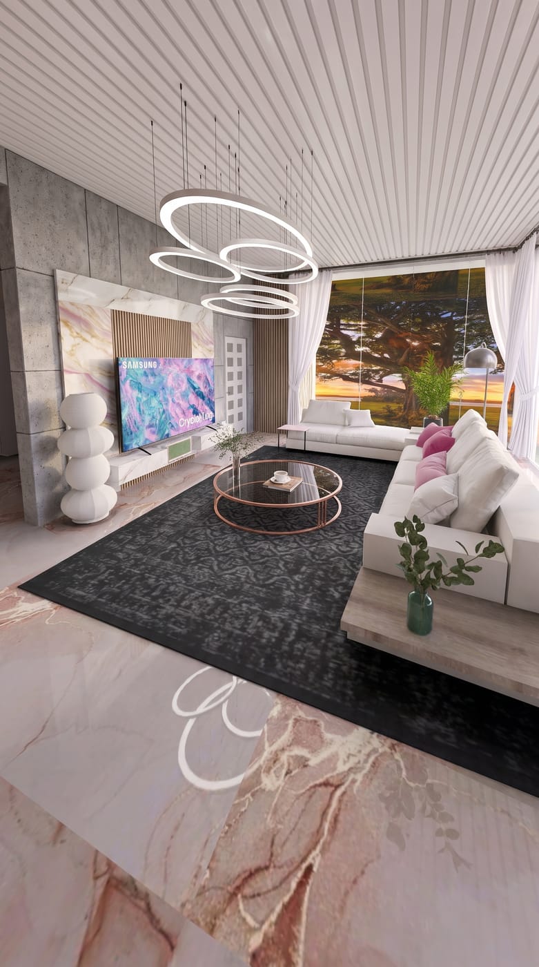 Contemporary living room