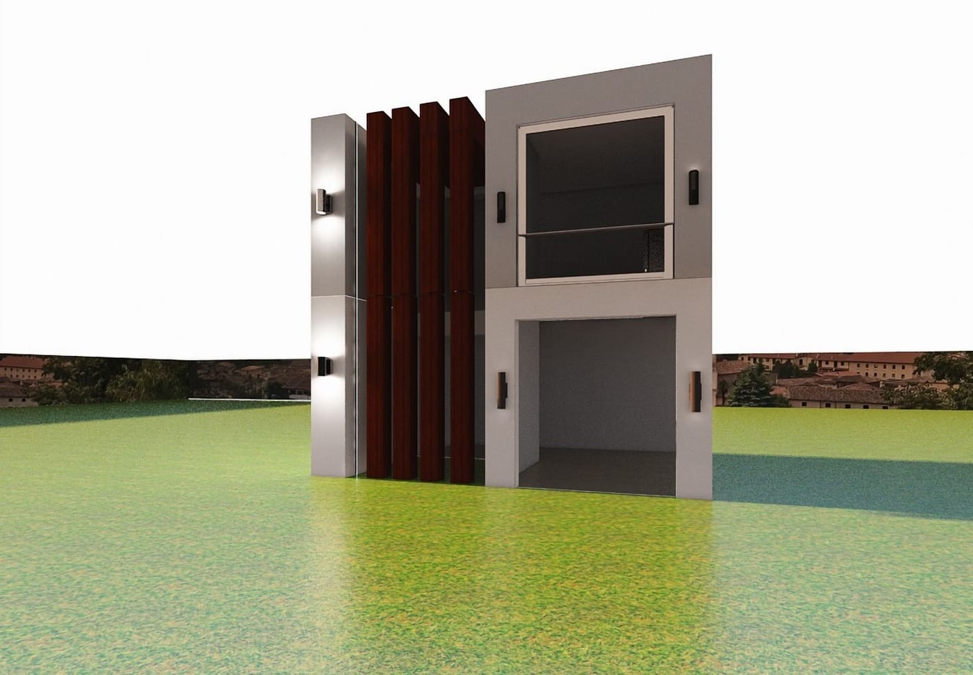 Contemporary outdoor space