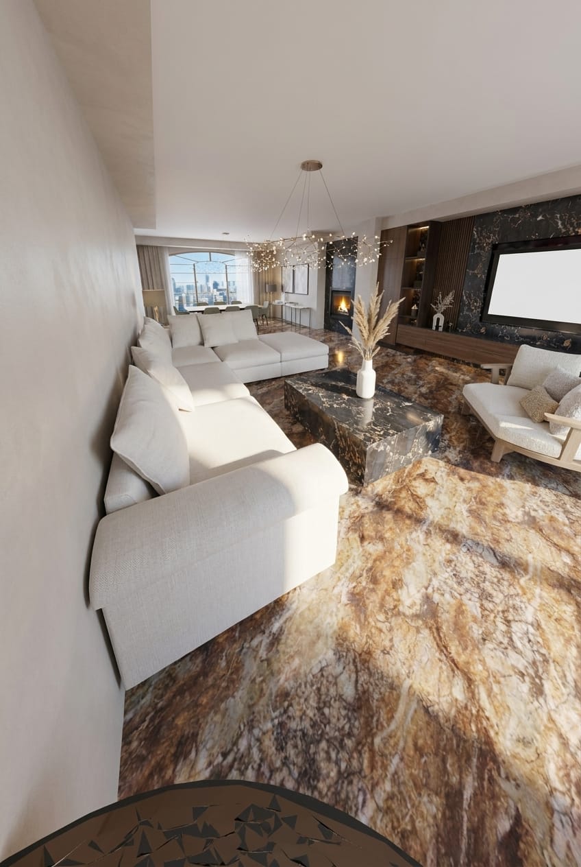 Mid-century living room