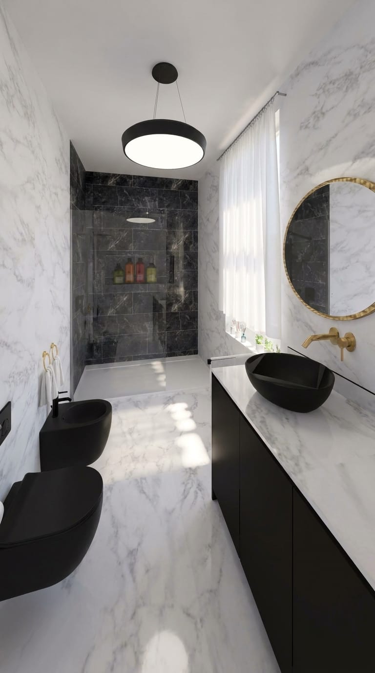 Mid-century bathroom