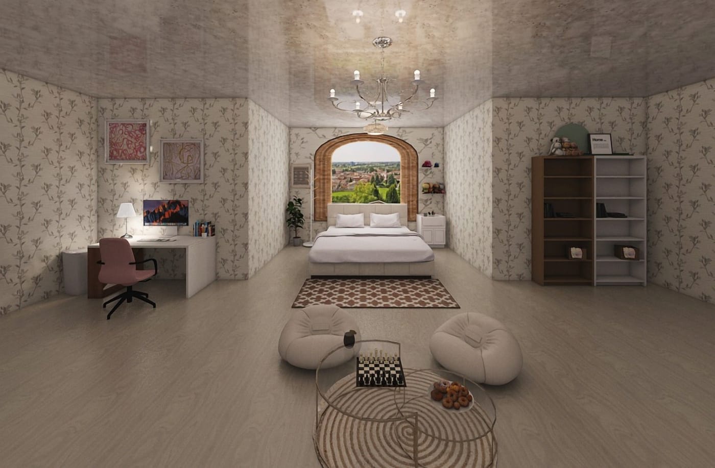 Traditional bedroom