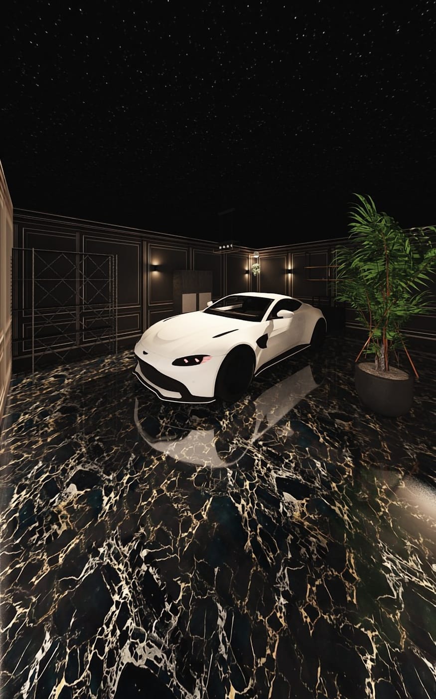 Contemporary garage