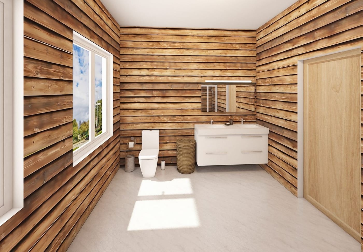 Contemporary bathroom